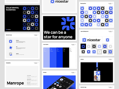 Nicestar - Visual Identity Guidelines agency agency digital brand brand guide brand guidelines brand identity branding clean creative digital guide guidelines identity guidelines marketing minimalist studio visual identity