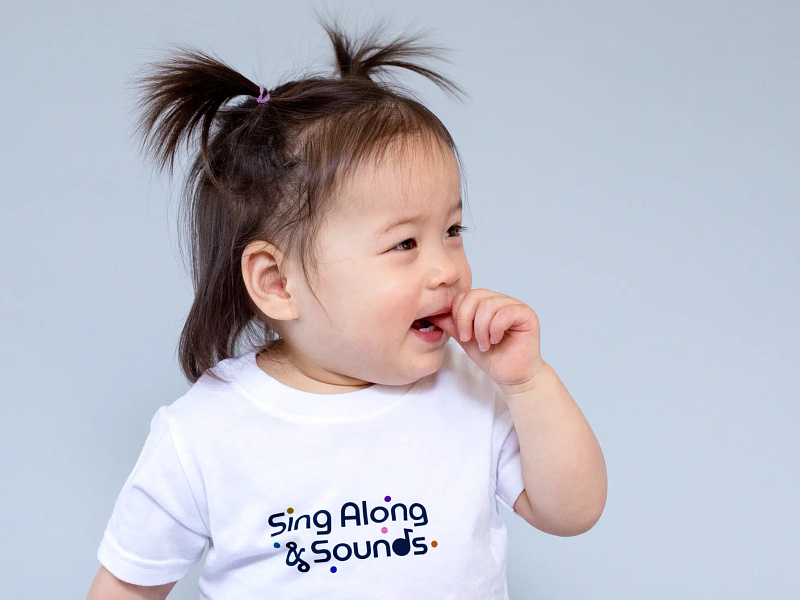 Sing Along and Sounds Logo branding children concert design illustration kids logo music organization sing singing song songs