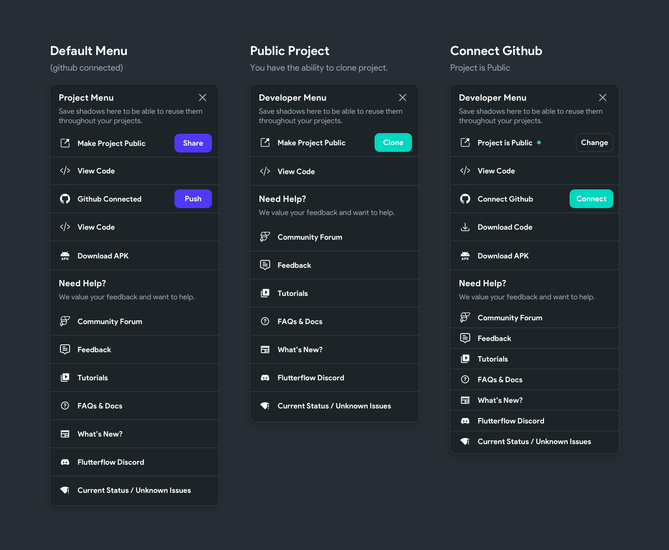 Mega Menu in Flutterflow (WIP) by Andrew Daniels on Dribbble