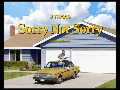 J Travis - Sorry Not Sorry artist artwork california design los angeles music photo photograph photography