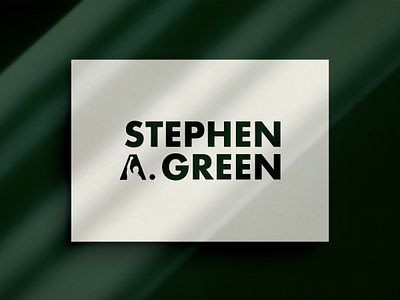 Stephen A. Green Personal Brand Identity brand color brand design brand identity branding design graphic design icon illustration logo personal brand typography