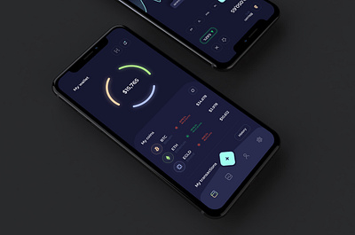 Cryptocurrency / Wallet Concept App app concept creative crypto crypto wallet cryptocurrency design design system fintech interface mobile mobile design ui ux wallet