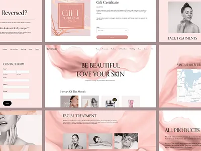 Bebeauty Website Rebranding beauty industry bebeauty website squarespace ui ux webdesigner website website builder website design website redesign