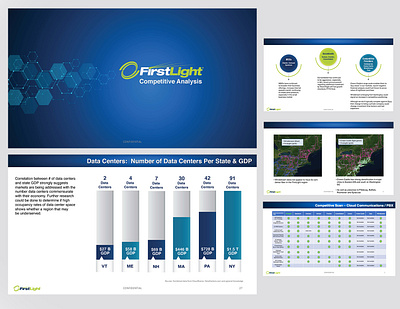 FirstLight Slide Deck Sketches/Options branding illustration logo powerpoint design typography vector