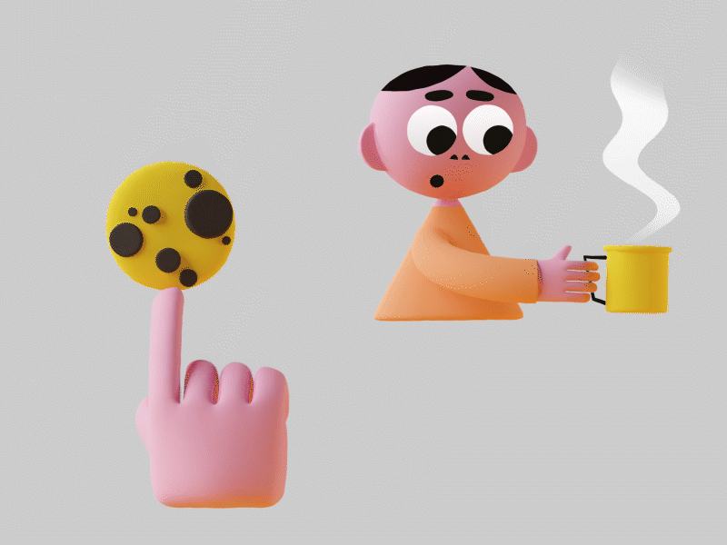 Snacking Circumstances 1 animated animated gif animation illustration jeremylmt mograph