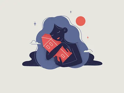 My home covid girl home house hug noise stayhome