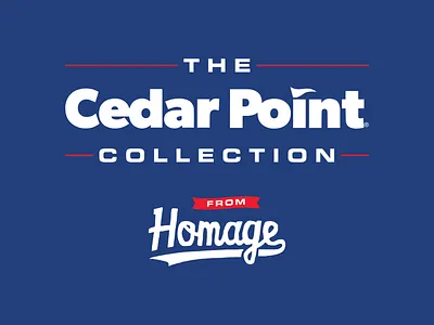 Cedar Point Store Signage amusement park cedar point homage ohio print design retro roller coaster sandusky sign signage theme park