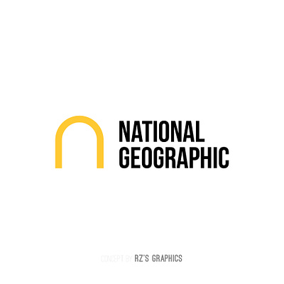 National Geographic Logo design flat geographic graphic design icon logo minimal natgeo national