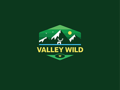 LOGO DESIGN VALLEY animal art brand branding design dribbbleillustration dribbbleinspiration graphic design illustration illustrator inspiration kids logo logos mascot minimal mountains sticker vector vintage