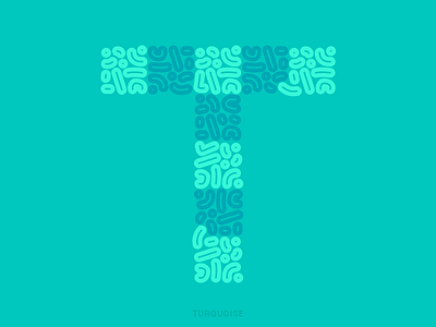 T 36daysoftype 36daysoftype2021 blue design digital illustration green illustration letter sanserif symmetry turquoise vector