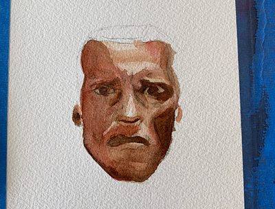 Portrait 1 arnold schwarzenegger artwork illustration paintings portrait portrait art skin tone watercolor watercolor painting watercolor portrait wip