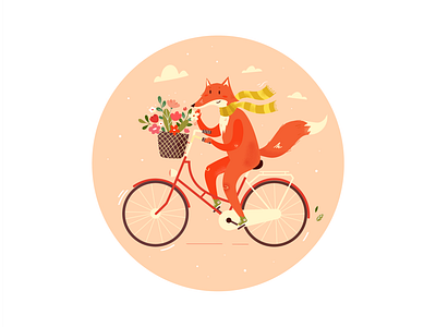 Mr. Fox adobe illustrator cartoon character children book illustration cozy cute fox fox illustration illustration vector