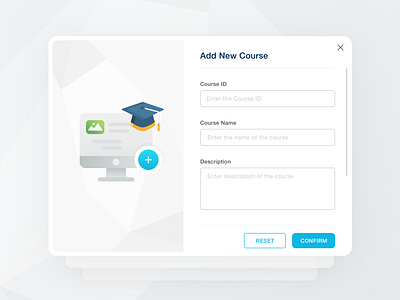 Creation Popups add code add course add employee add new add popup clean colors create list create new creation kit creation popup flat icons icons illustration minimal modern popup design ui ux vinodkumarpalli