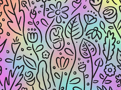 spring has sprung baby botanicals design flower flowers gradient illustration leaf pregnant spring