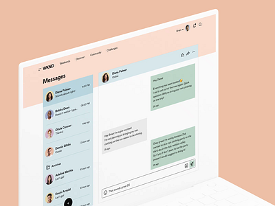 WKND - Community corporate design interface minimal platform saas saas app travel ui ux web