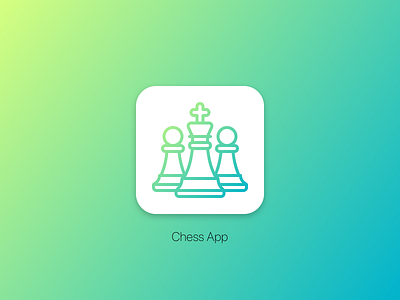 UI Challenge #005 • App Icon app challenge chess daily dailyui 005 icon ios mobile sketch ui ux