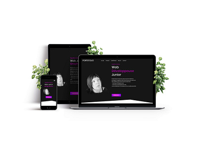 mockup portfolio website
