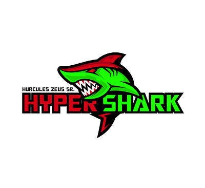 HyperShark Logo Design adobeillustrator branding characterdesign design graphic design illustration logo logodesign vector