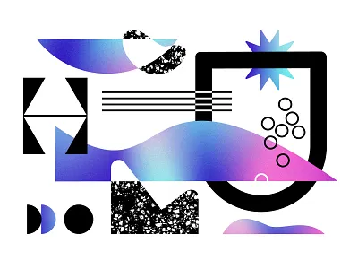 5921_HMD collage design geometry illustration layout lettering pattern poster texture type