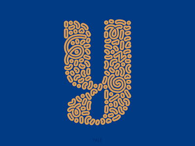 Y 36daysoftype 36daysoftype2021 blue digital illustration illustration letter sans vector yale