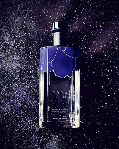 Ebra Gin Bottle branding packaging spirits