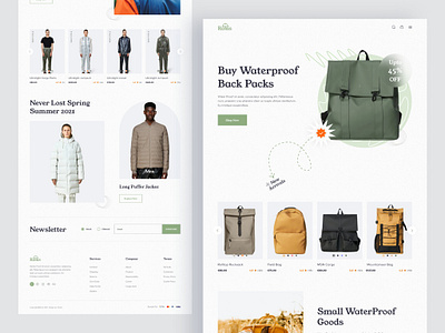 rains ecommerce website design ui ux website design