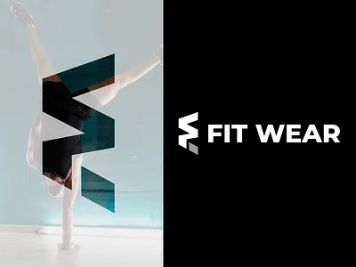 Fit Wear Logo design - Second Concept brand identity branding design fashion fit wear fitness fitwear flat fw fw logo fw monogram gym gym logo gym wear initial letter logo logo logo design minimal minimalist logo