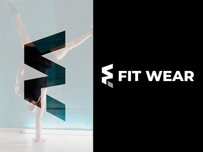 Fit Wear Logo design - Second Concept brand identity branding design fashion fit wear fitness fitwear flat fw fw logo fw monogram gym gym logo gym wear initial letter logo logo logo design minimal minimalist logo