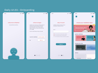 Daily UI 23 app design daily ui daily ui 23 daily ui challenge mobile design onboarding ui design