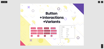 Button + Interactions + Variants button figma figma design figma tutorial interaction variants