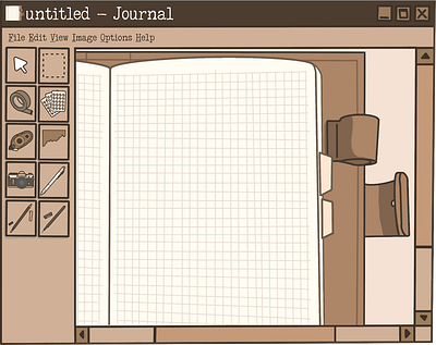 Journal.bmp design graphic design illustration ipad pro line art lofi procreate