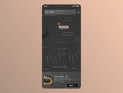 Map - Daily UI 29 app graphic design illustration ui ux vector