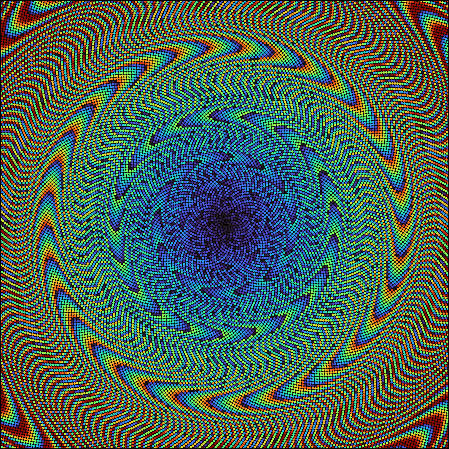 Phyllotaxis nature patterns programmatic ui