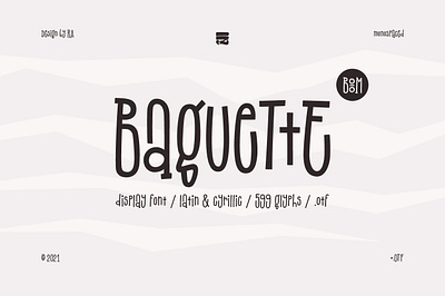 Baguette Font font type typeface typography