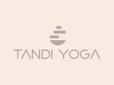Tandi Yoga branding design logo minimal