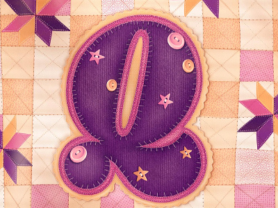 Quilt – 36 Days of Type 2021 36 days of type 36 days of type 2021 36 days of type lettering custom type design hand drawn hand lettering illustration lettering lettering artist procreate procreate brushes procreate lettering procreate texture procreate tutorial procreate typography type typography typography art typography design