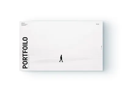 Full Screen Portfolio Design UI Kit adobe blog brand business design desktop digital figma flat minimal minimalist minimalistic portfolio sketch ui ux uxui webdesign website website design