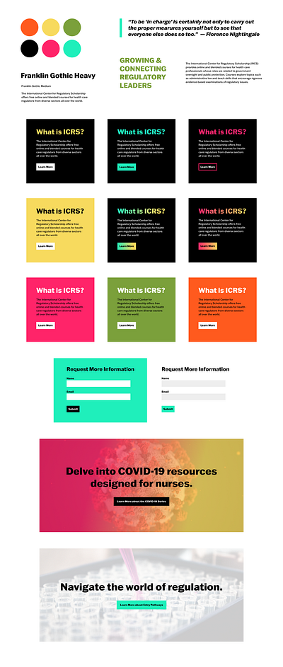 Color Palette Exploration accessibility color palette figma wcag webdesign