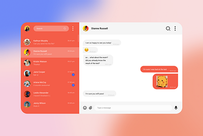 Daily UI #013 - Direct Messaging app dailyui design desktop desktop app desktop design direct messaging figma message message app ui ux