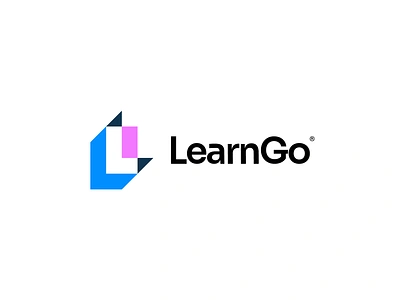 LearnGo - EdTech Brand Logo & Brand Identity academy animated lesson brand identity branding college education exam lesson live class logo design logodesign logomark logotype math online class school science study technology university