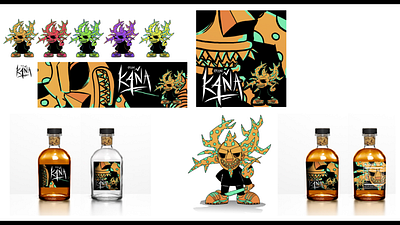 Character Design and Rum Bottle Branding branding character character art character illustration characterdesign design illustration mabsarts vector