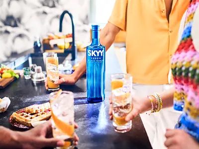 SKYY® Vodka | LGBTQ+ Photoshoot alcohol banner ads branding design graphic design key visual lgbtq lifestyle photography portrait photography product photography social ads