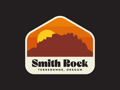 Smith Rock State Park 50k brand derek design identity illustration landscape outdoors park pnw rock running smith rock ascent smith rock state park sticker trail trail running truninger