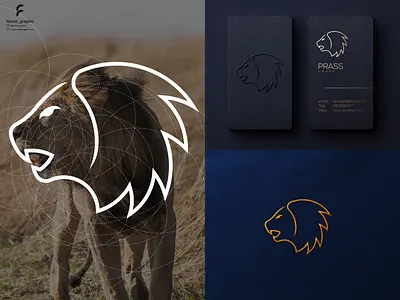 Lionjing Logo animals branding corporate branding design golden ratio grid illustration inspirations line lion logo logodesign simple typography vector wild