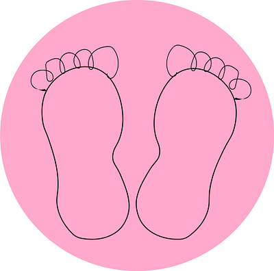 foot a picture for a business card baby feet feet foot contours foot shapes illustration illustration for instagram isolated elements kids legs set for printing on a picture set for printing on posters vector