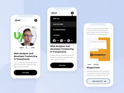 2021 Portfolio Mobile Revamp adobe xd branding design illustration iphone mobile design mobile ui mockup design personal brand personal project portfolio web design