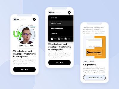 2021 Portfolio Mobile Revamp adobe xd branding design illustration iphone mobile design mobile ui mockup design personal brand personal project portfolio web design