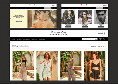 Online shopping website