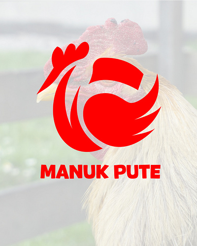 Manuk Pute Logo Design 2 brand designer chicken logo design logo contest logo design logo designer