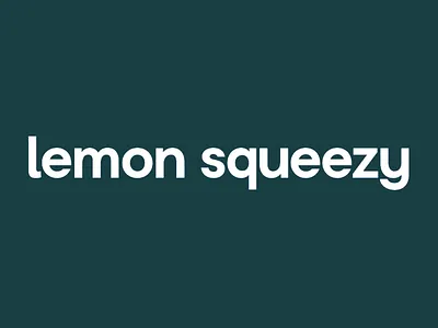 Lemon Squeezy Branding Design brand brand design brand identity branding company brand company logo design lemon squeezy logo logo design logo mark logotype minimalism minimalistic design typo typography typography design visual visual identity white typography